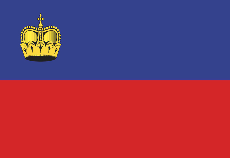 Настольный флажок Лихтенштейна Настольный флажок Лихтенштейна